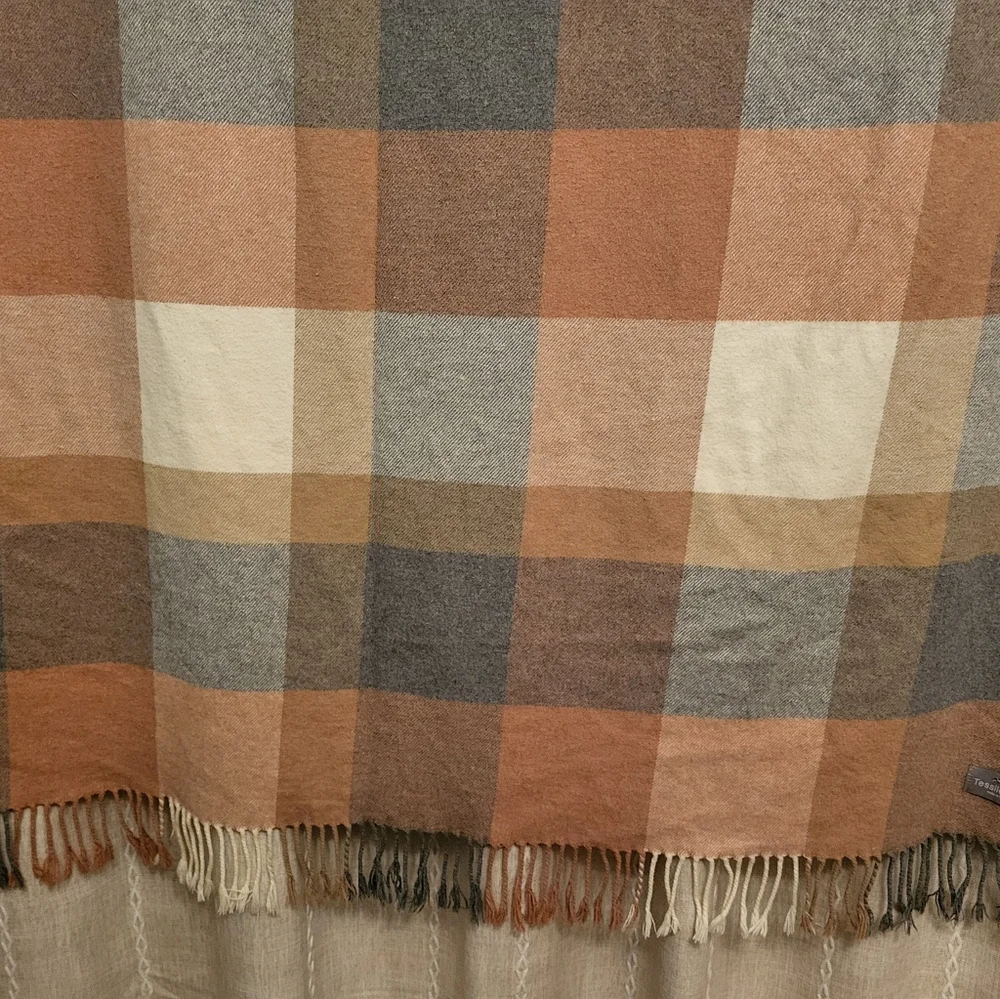 TESSILECHITI Throw Shawl BlanketLuxury Home Fine Cotton Blend | Soft | 50